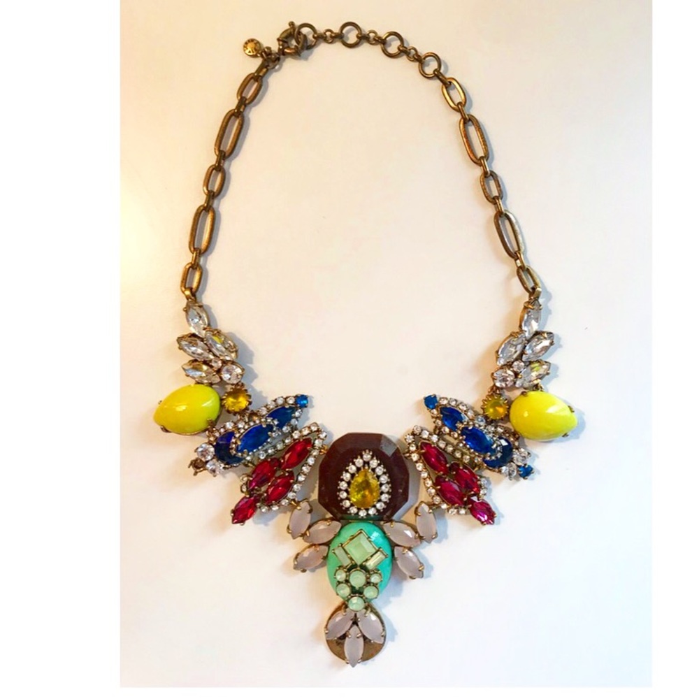 J.Crew bright multicolored necklace